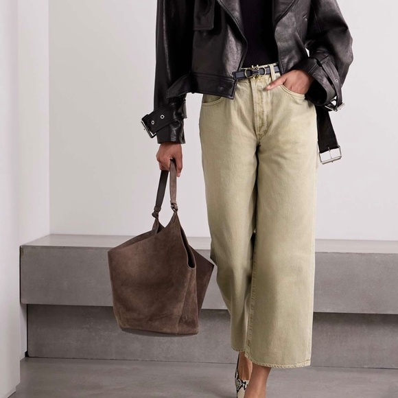 NWT Citizens of Humanity Pina Low Rise Baggy Wide Leg Crop Jeans Women's Sz 32 - Picture 2 of 12